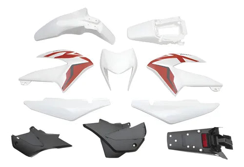 Kit De Plasticos Completo Mtc Blanco C82 Blanco
