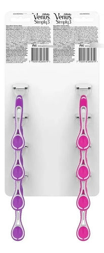 Máquina Para Afeitar Gillette Venus Simply3 Descartable 8 U · 15723 · foto 02