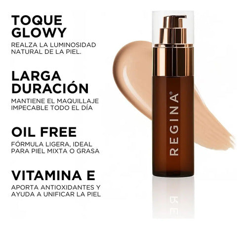 Base Maquillaje Regina Glow Natural 30ml