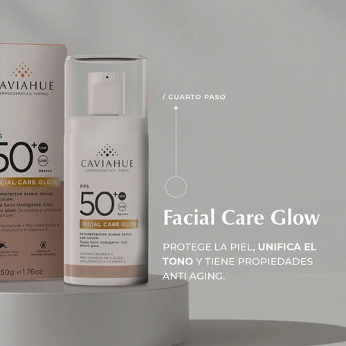 Caviahue Protector Solar Fps50+ Facial Care Glow Color 50ml · 17741 · foto 07