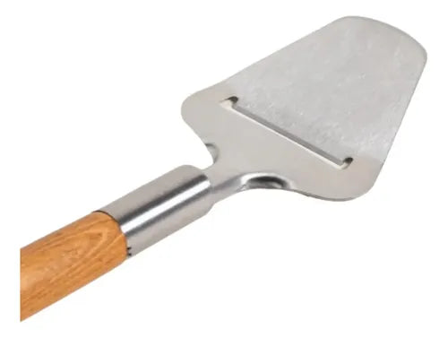 Cortador De Queso Premium Acacia Color Plateado