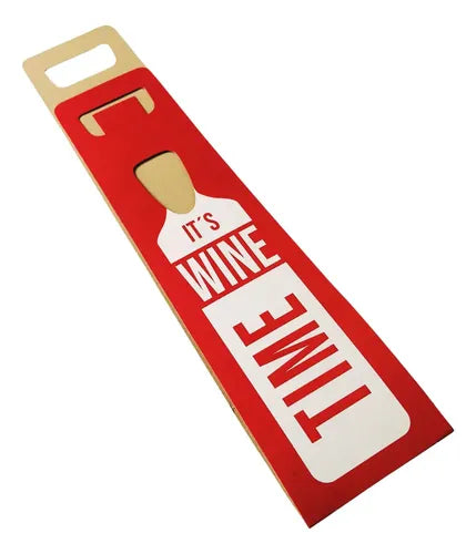 Bolsas Vino Soporte 10u Rojo