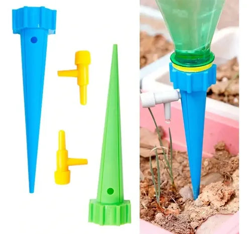 10 X Estaca Riego Automático Goteo Botella Ajustable