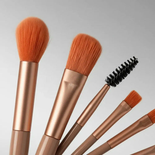 Set X8 Mini Brochas Pinceles para Maquillaje Verde · 18140 · foto 04