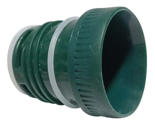 Tapón Tapa Pico Cebador Termo A Rosca Mate Repuesto 1l Color Verde Oscuro