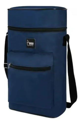 Bolso Matero Madu Un Buen Mate Verde Azul Marino