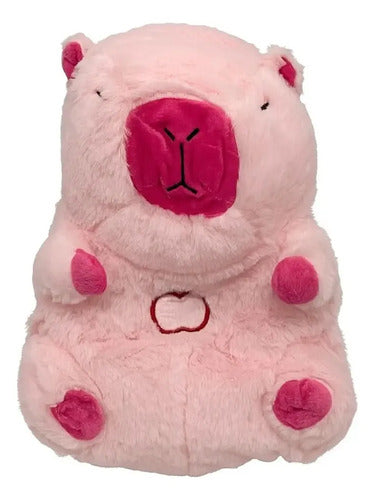 Peluche de Capibara de Apego con Movimiento Luces y Música Rosa · 17026 · foto 01