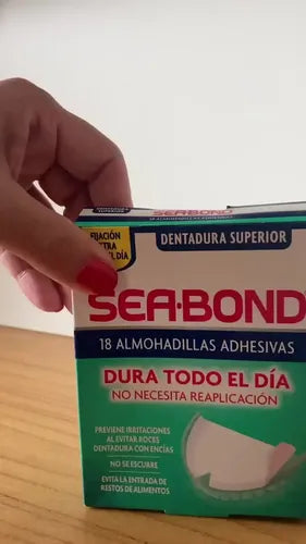 Almohadillas Adhesivas Sea Bond Dentadura Postiza Superior