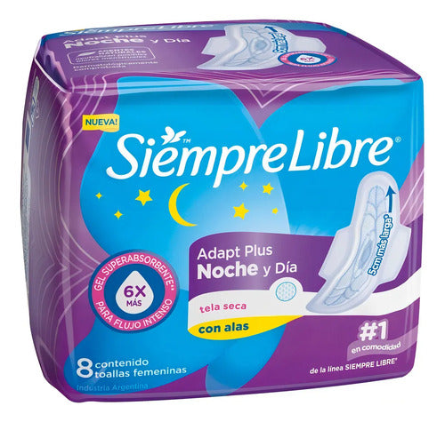Siempre Libre Adapt Plus Noche Y Día Secas - 8 - Unidad - 1