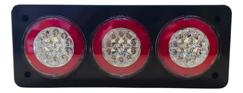Marco Trasero 3 Faros 3300e 12/24v Giro Retroceso Stop Pos