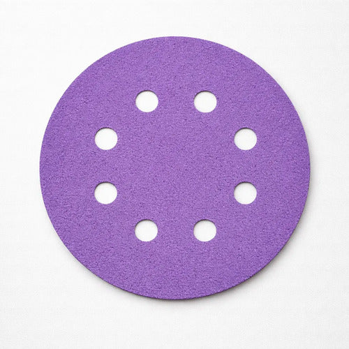 Lija Redonda con Velcro 125mm Perforada Orbital Pack x 10 · 16058 · foto 07