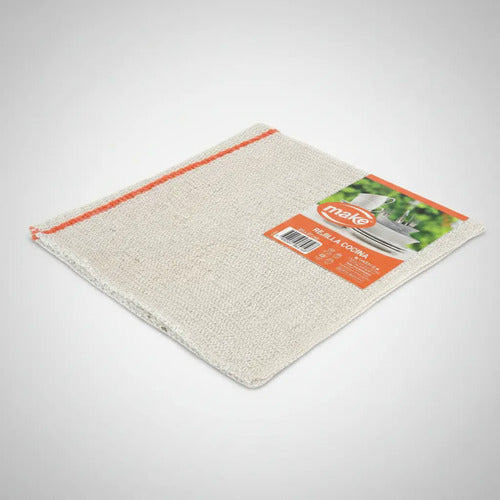 Rejilla Algodón Cocina Make Secado Rápido Blanco 32x37 Cm
