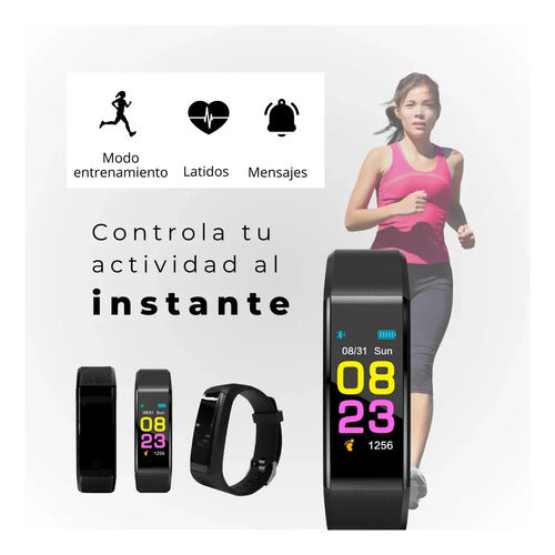 Smartband Zhome Z-5120 Negro Pantalla 0.96 IP67 Bluetooth · 16722 · foto 06