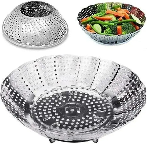 Vaporera Plegable Patagonia Home 19 Cm Acero Inoxidable Vege