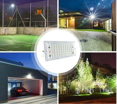 Reflector Led Exterior 200w Bajo Consumo