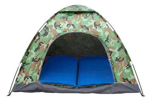 Carpa Dakota para 4 Personas Automática 200x200cm Verde Militar · 16854 · foto 02