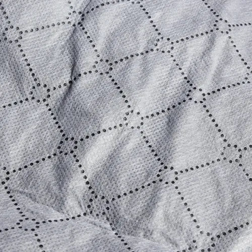 Organizador Tela Bajo Cama Guardado Ropa Acolchados Visor Color Gris Oscuro