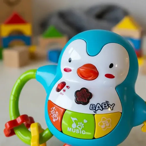 Sonajero Musical Bebé Diseño Mamá Pingüino Agua · 18104 · foto 08