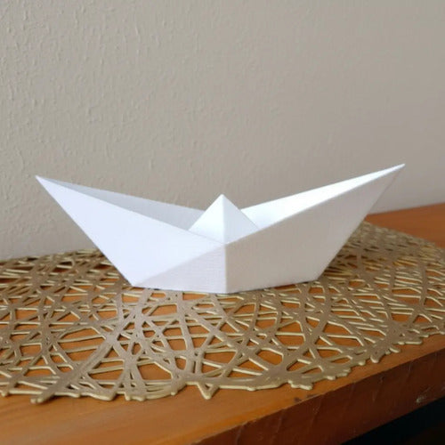 Decoración Adorno Barco De Papel Moderno