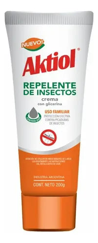Aktiol Repelente De Insectos En Crema Con Glicerina X 200gr