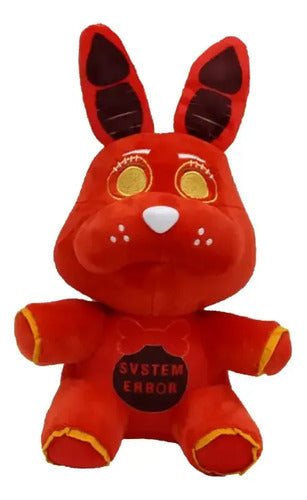 Peluche Compatible Five Nigths At Freddys Foxy Animatronic Naranja