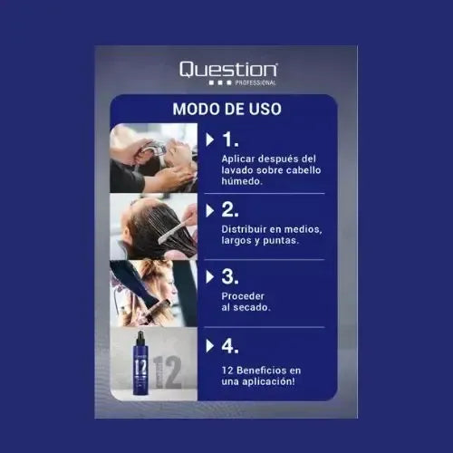 Tratamiento Capilar sin Enjuague Twelve 12 Question Professional · 17439 · foto 06
