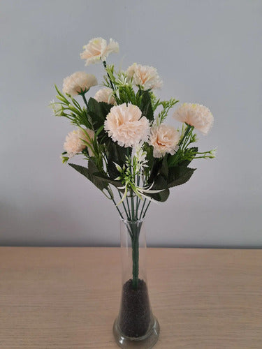 Ramo Claveles Rosa Bebé 26cm