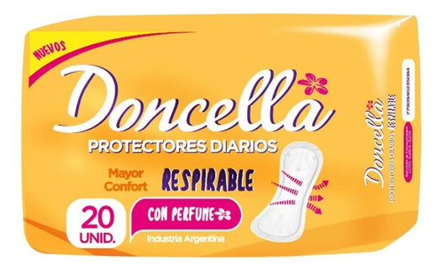 Doncella Protectores Diarios Con Perfume Envase X 20