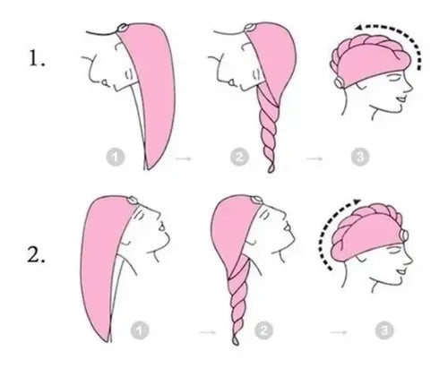 Turbante Toalla Hair Wrap Secado Rápido Microfibra Lila Lisa