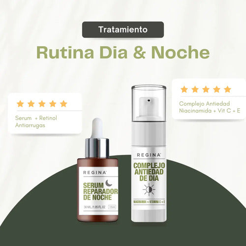 Kit Serums Regina Rutina Tratamiento Día & Noche 60ml