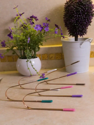 Limpia Lengua Sattva Pack X20 Slim 100% Cobre Varios Colores