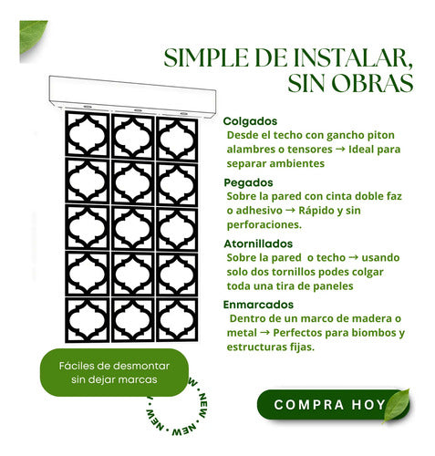 Divisor De Ambientes En Madera Cortina C