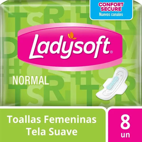 Ladysoft Normal Suave - 1 Pack - 8 Unidades