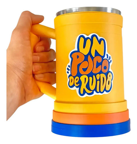 Vaso Jarra Chop Un Poco de Ruido Térmico 500cc Amarillo · 15901 · foto 01