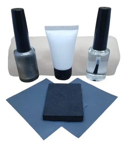 Kit Retoque Micropintura Vehículos Renault, Color Gris
