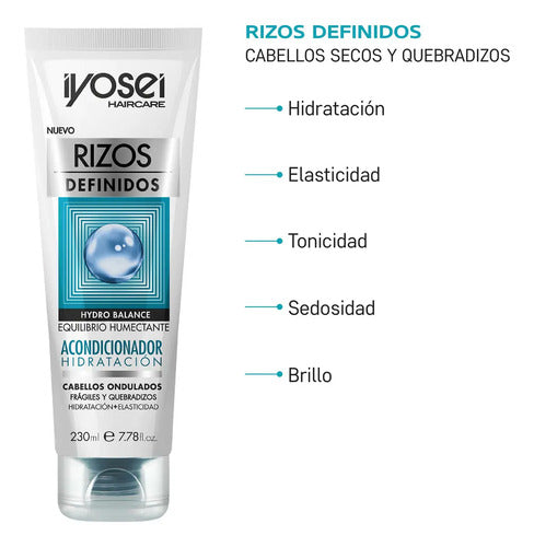 Acondicionador Rizos Definidos-hidratacion C/colágeno Iyosei