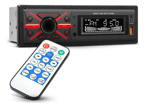 Estéreo Bluetooth Frente Desmontable Neg