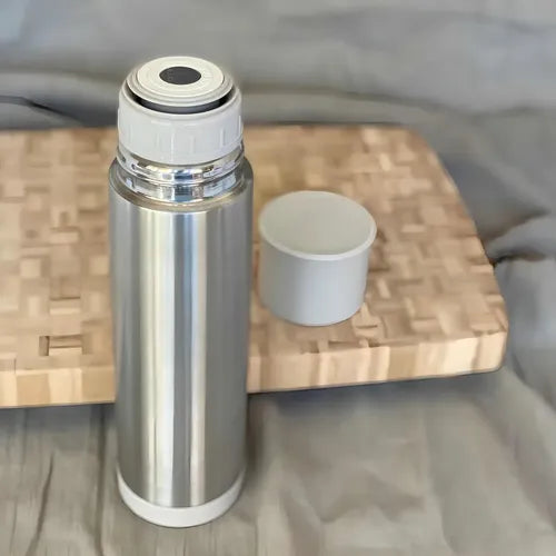 Termo Trendy Corner De Acero Inoxidable De 750 Ml, Gris