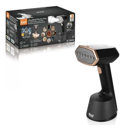 Plancha Vapor Vertical Portátil 1400w Ropa sin Tabla Negro · 22890 · foto 01