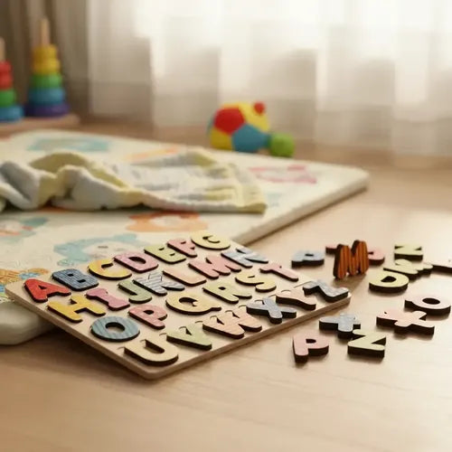 Juego de Encastre Didáctico Cubeta Toys Letras de Madera 26 Piezas · 17787 · foto 05
