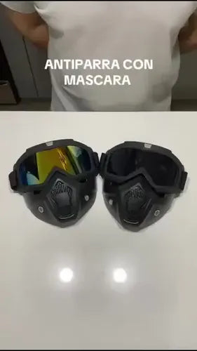 Antiparra Máscara Desmontable Moto Enduro Cross