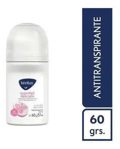 Antitranspirante Roll On Veritas Suavidad Delicada Sin Alcohol 57ml Fresca · 17482 · foto 02