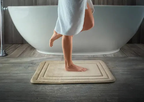 Alfombra de Baño Antideslizante Absorbente Memory Foam Beige · 15872 · foto 04