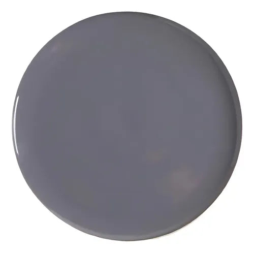 Plato Playo Korba Brillante Con Beige 27 Cm Color Gris Oscuro Liso