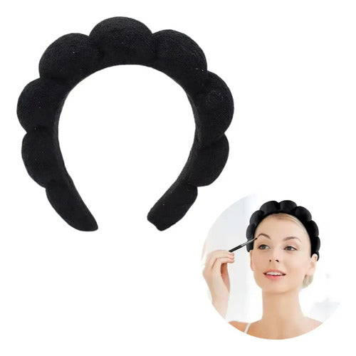 Vincha Marqui para Skin Care y Maquillaje Negro · 17176 · foto 01
