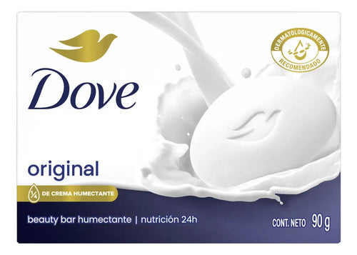 Jabón En Barra Dove Original Individual 90 Grs