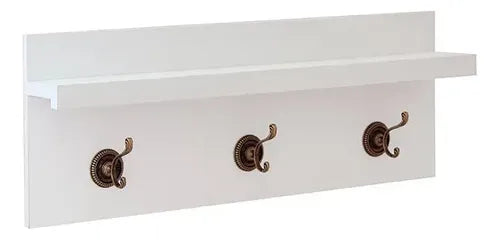 Perchero Repisa Estante Organizador Ropa De Pared Recibidor