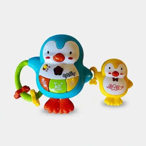 Sonajero Musical Bebé Diseño Mamá Pingüino Agua · 18104 · foto 06
