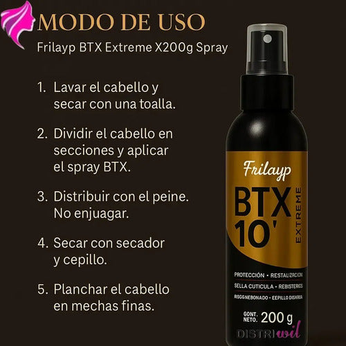 Spray BTX Extreme 10 en 1 Frilayp 200g con Protección UV · 18308 · foto 02