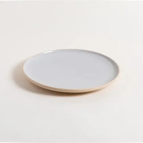Plato Postre Korba Gris Claro Con Beige De 20cm Natural